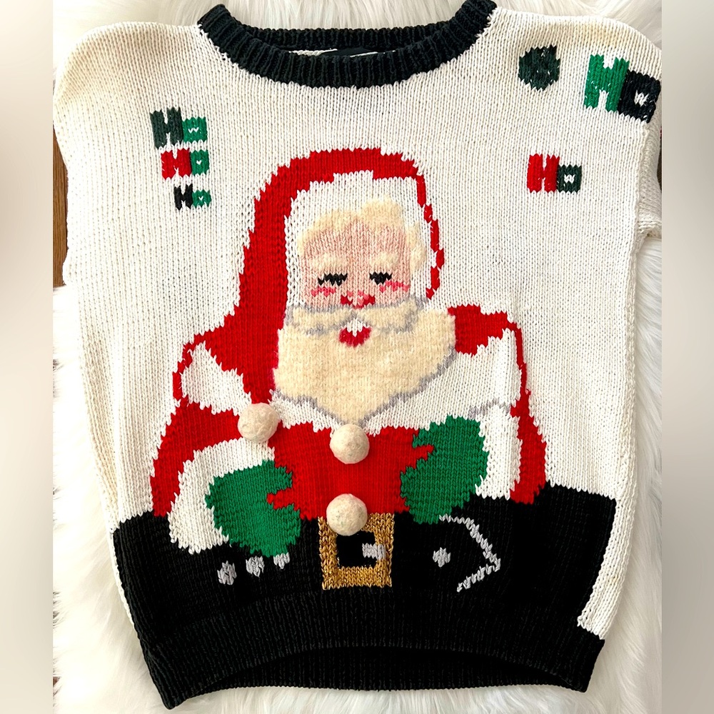 Adorable Kids Vintage Christmas Sweater